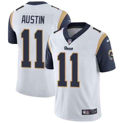 Nike Rams #11 Tavon Austin White Men's Stitched NFL Vapor Untouchable Limited Jersey